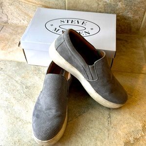 Steve Madden Genette grey sneakers Sz 9 women’s
